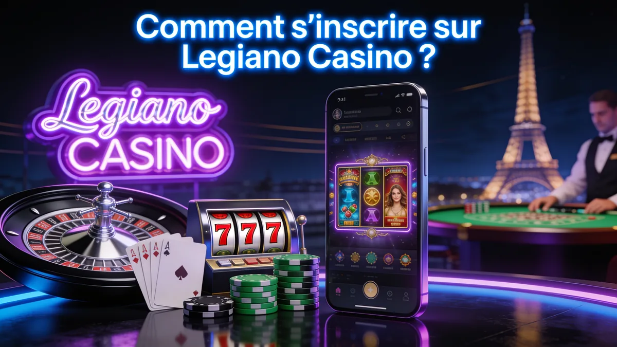 Comment s'inscrire sur Legiano Casino ? — legiano casino en France